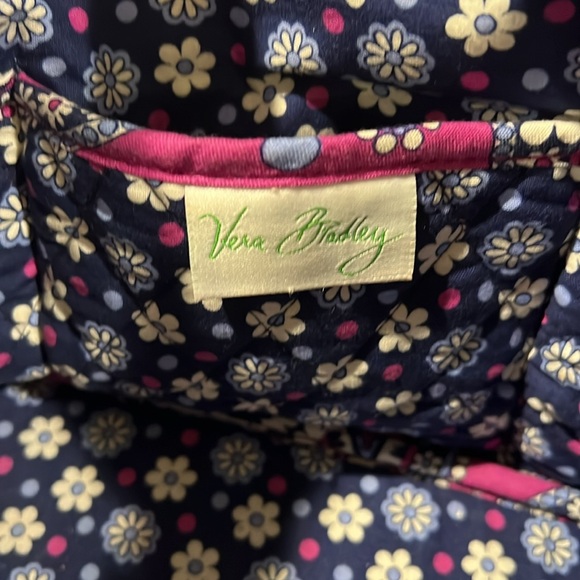 Vera Bradley Pink & Blue Paisley Shoulder Bag EUC - Picture 7 of 11